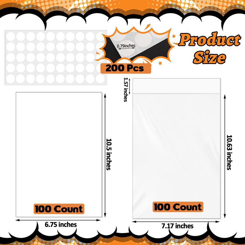 Bolsas Y Forros Para C&oacute;mics Lotmer &ndash; 100 Unidad... image number null