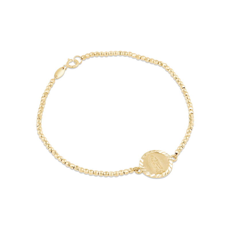 Insp&iacute;rate Con Pulsera 14k Virgen De Guadalupe |... image number null