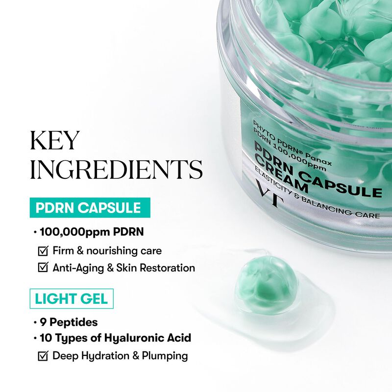 Crema Hidratante Vt Cosmetics Pdrn En C&aacute;psulas,... image number null
