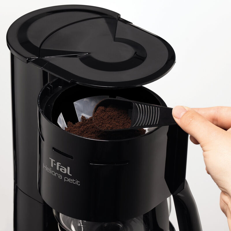 Cafetera T-Fal Heliora Petit 6 Tazas Negra image number null