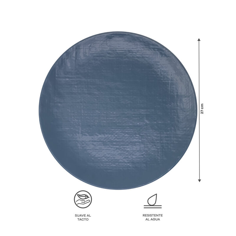 Vajilla Denim para 6 Personas - Cer&aacute;mica Azul 2... image number null