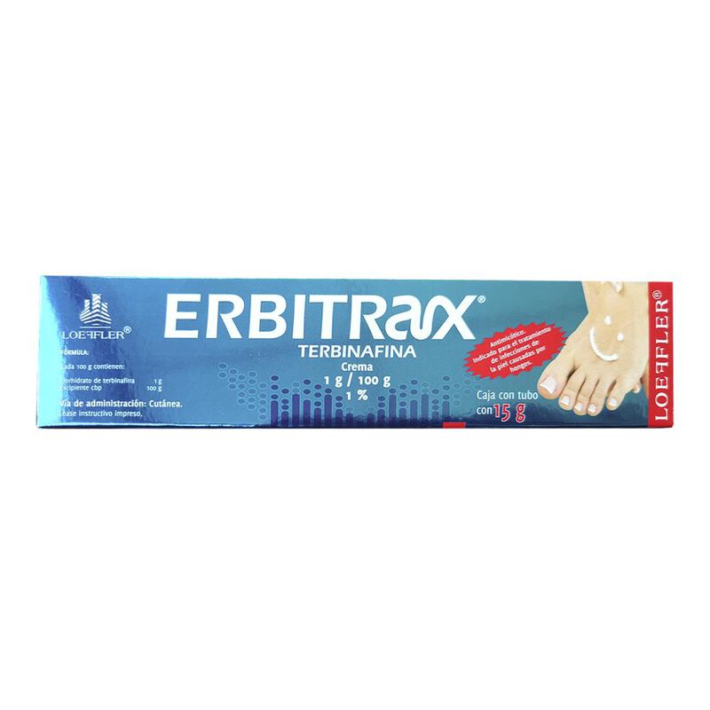 Erbitrax Crema 1% 15 Gramos image number null
