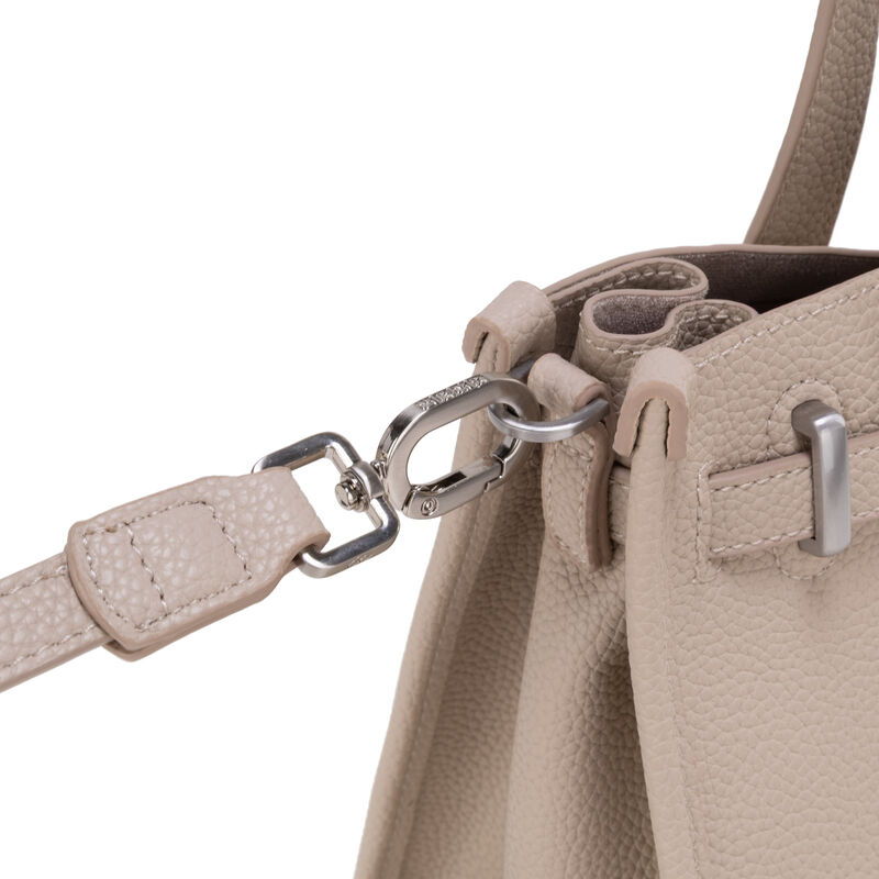 Bolsa Tote Maxi Con Hebilla Decorativa Color Gr... image number null