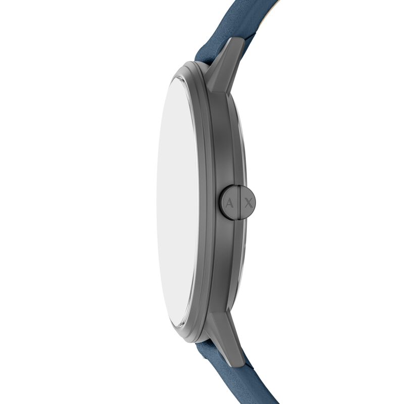 Reloj Armani Exchange Ax2767 De Cuero Azul 42 m... image number null