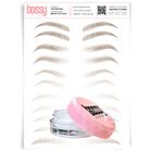 Tatuajes Temporales Para Cejas De Bossy &ndash; Marr&oacute;n Ceniza Impermeable