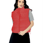 Chaleco Capitonado Corto Gorro Desmontable Rojo Roosevelt A281