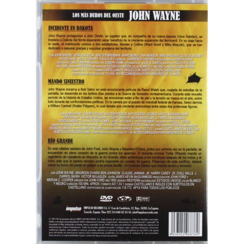 Paquete Triple De John Wayne [dvd] image number null