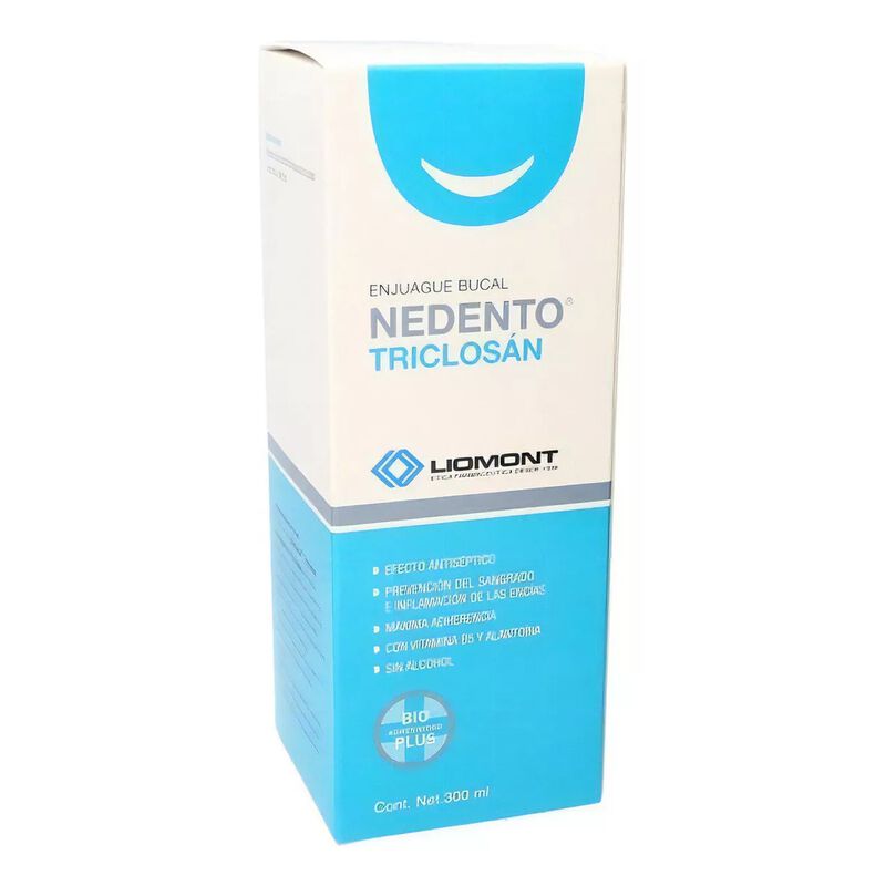 Enjuague Bucal Nedento Triclosán 300ml image number null