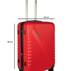 Maleta De Viaje R&iacute;gido 24 Plg American Travel CORE Equipaje Rojo Mediano