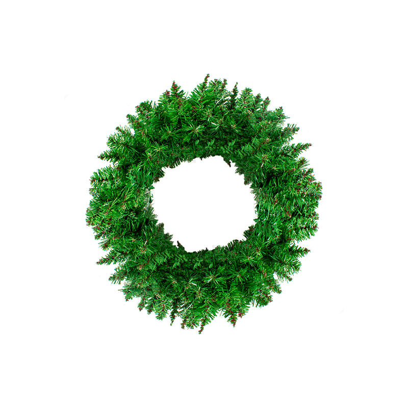 Corona Navideña Verde Claro Adorno Artificial 6... image number null