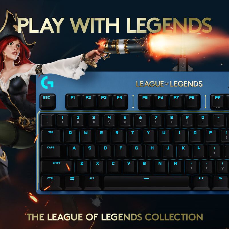 Teclado Mec&aacute;nico Para Juegos Logitech G Pro Lea... image number null
