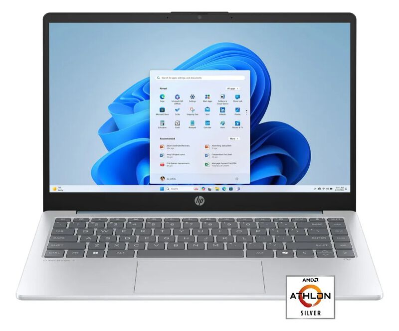 Laptop HP 14&rdquo; HD  AMD Athlon 7120  4GB RAM  128... image number null