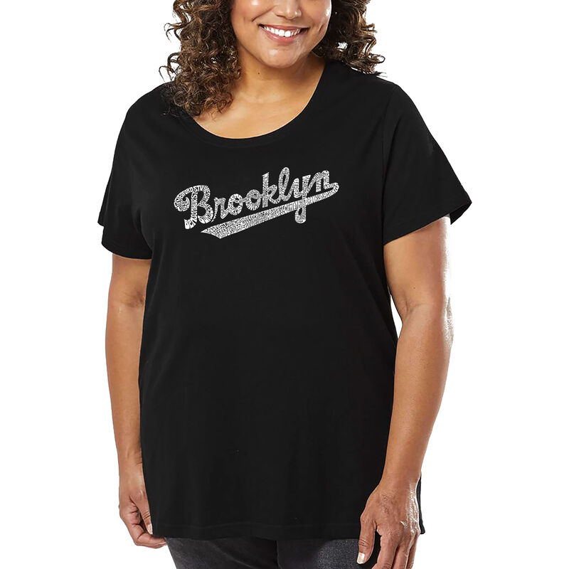 Camiseta De Talla Grande Word Art Para Mujer - ... image number null