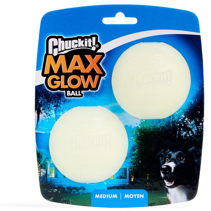 Juguete Para Perros Chuckit Max Glow Ball, Tama... image number null