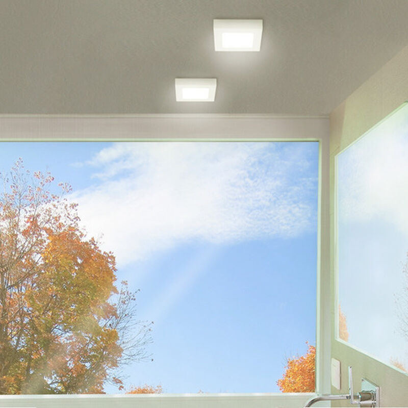 Lampara Sobreponer Techo Blanco 9w Luz Blanca N... image number null