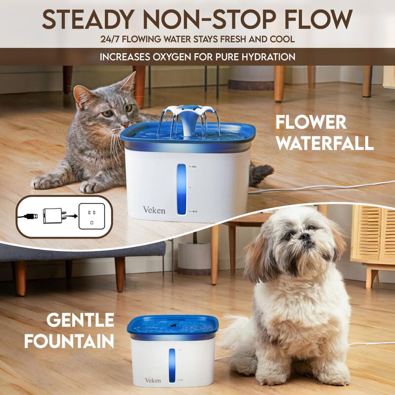 Dispensador Autom&aacute;tico De Agua Para Gatos Y Per... image number null