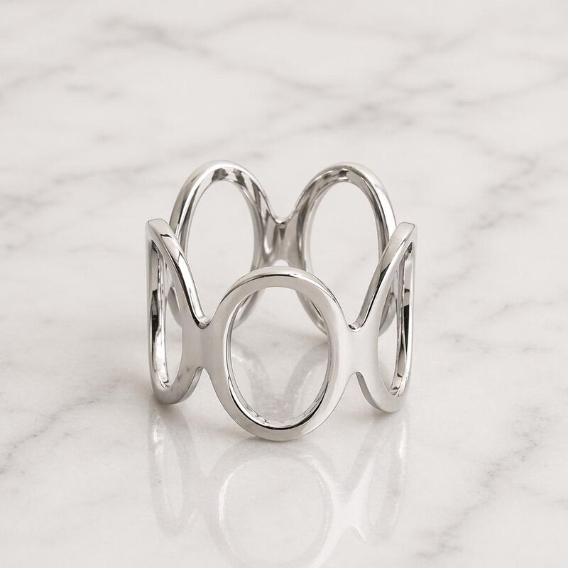 Brazalet Ovalos Huecos image number null