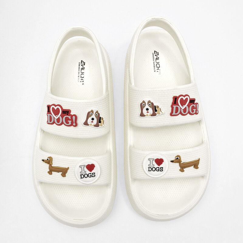 Evalight Sandalia para mujer blanco BAJA image number null