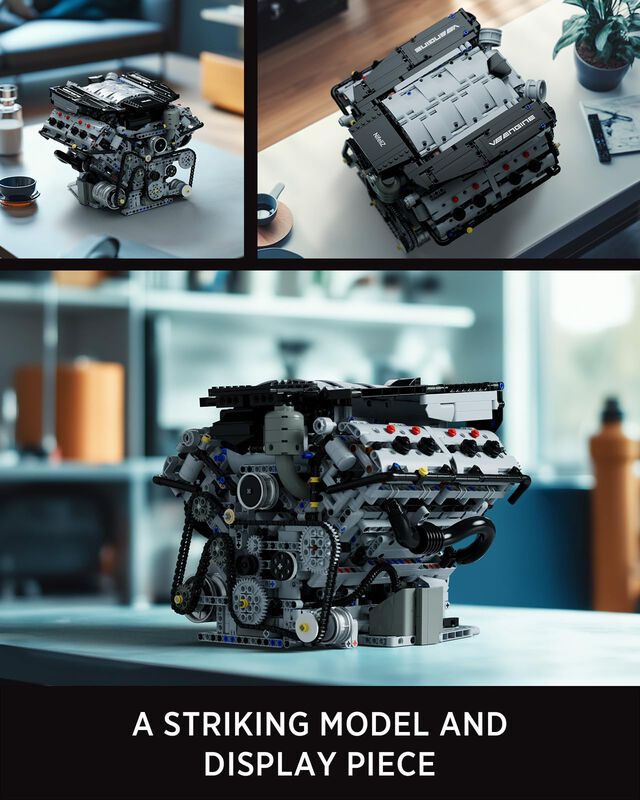 Set De Construcci&oacute;n Con Motor Nifeliz V8 Modelo... image number null