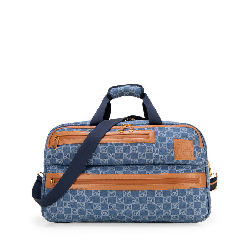 Duffle Bag Grande Con Rubber Color Azul image number null