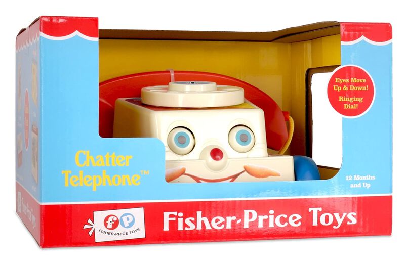 Tel&eacute;fono Con Chat Retro Toy Fisher Price Classi... image number null