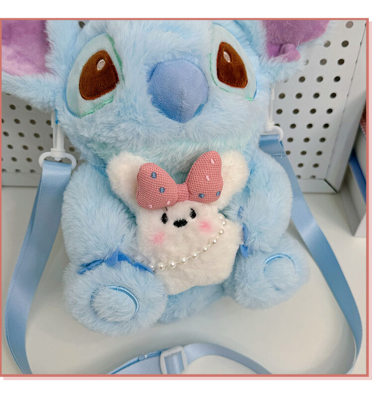 Bolsa Stitch con Monedero Peluche y Llavero image number null