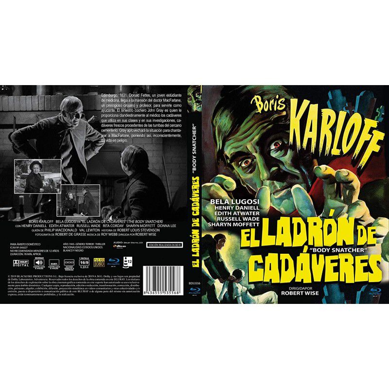 El Ladr&oacute;n De Cad&aacute;veres Bdr 1945 The Body Snatch... image number null