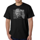 Camiseta Word Art Para Hombre - Mark Twain - Negro
