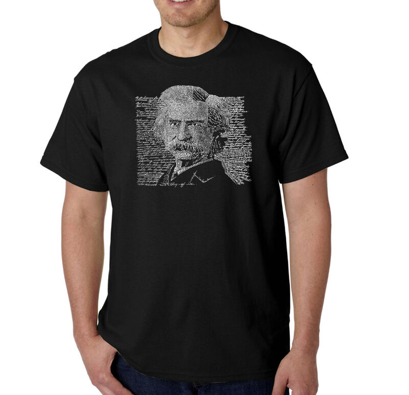 Camiseta Word Art Para Hombre - Mark Twain - Ne... image number null