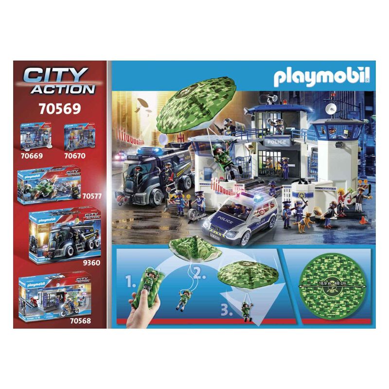 B&uacute;squeda En Paraca&iacute;das De La Polic&iacute;a De Playmob... image number null