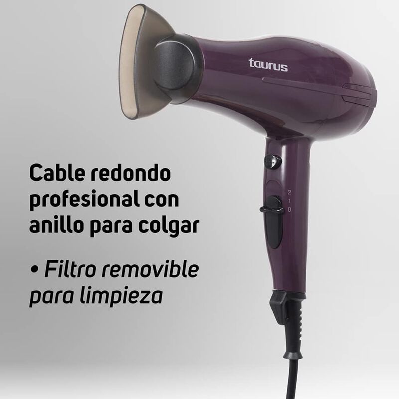 Secadora De Cabello Taurus Fashion 1800 Soft To... image number null