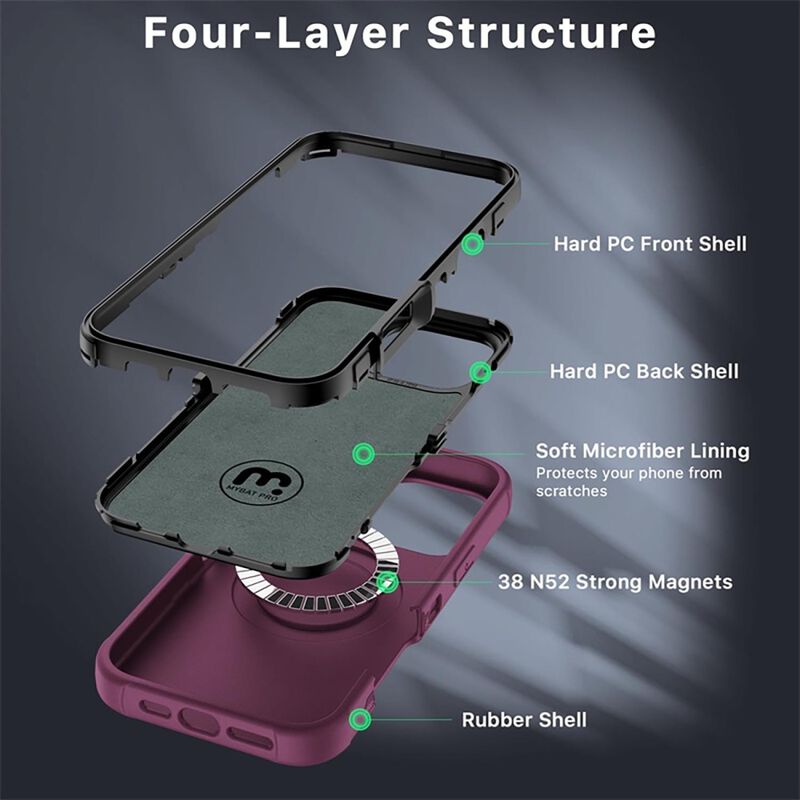 Funda Mybat Maverick Mag Clip Para Iphone 16 Pr... image number null