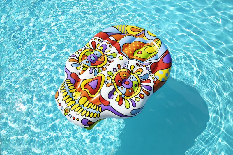 Cama inflable adulto calavera 1 mod 1.93m x 1.4... image number null