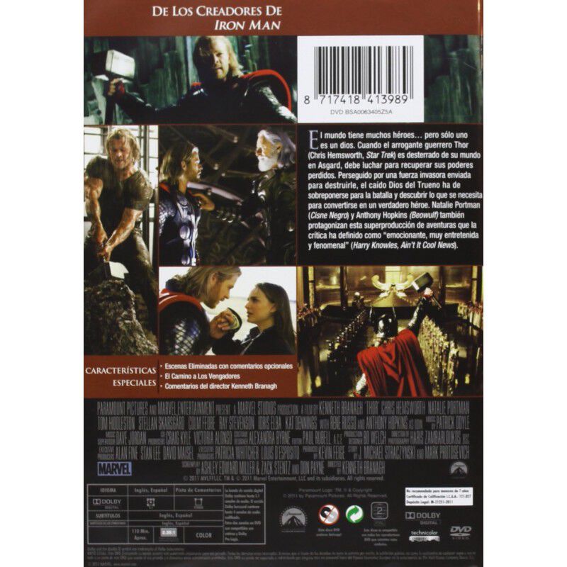 Thor [dvd] image number null