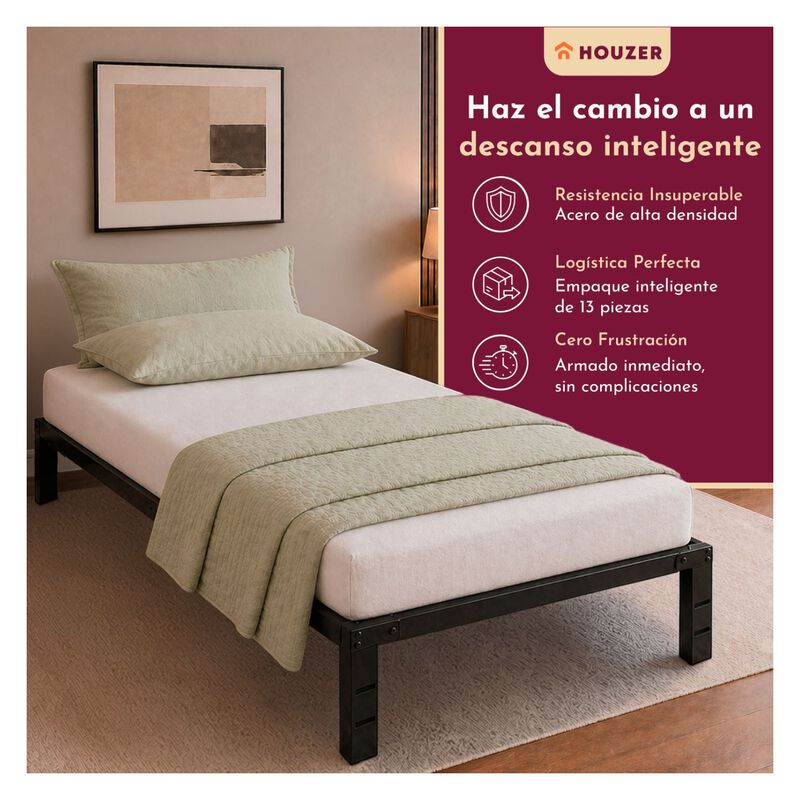Base Cama Individual Plegable Acero Resistente ... image number null