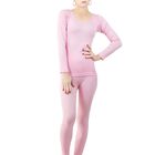 Conjunto Interior De Mujer Conj-024-2 Rosa Acanalado Ajustado
