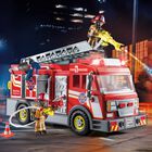 Cami&oacute;n De Bomberos Playmobil Con Accesorios Y 2 Figuras