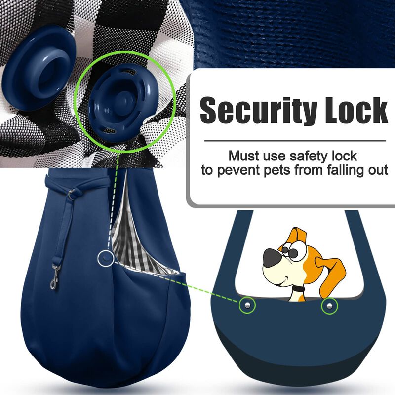 Porta-perro Tipo Bandolera Tomkas 1,4‑4,5 kg Az... image number null
