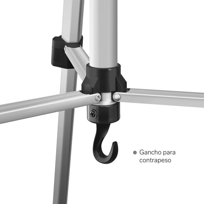 Tripi&eacute; universal largo de aluminio con soporte ... image number null