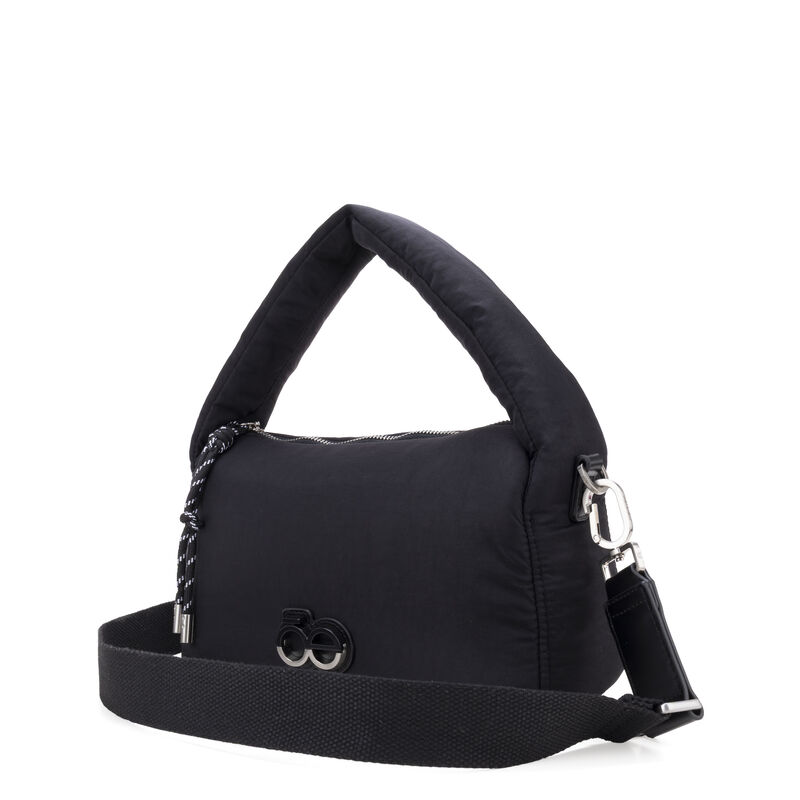 Bolsa Crossbody Chica Look Puffy Color Negro image number null