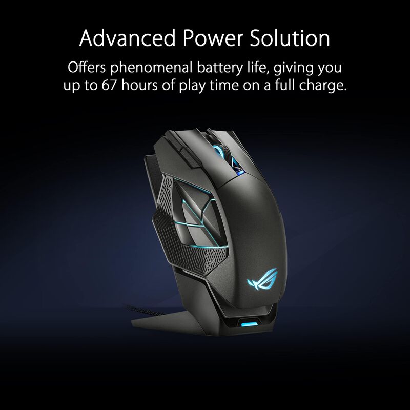 Rat&oacute;n Inal&aacute;mbrico Para Juegos Asus Rog Spatha X... image number null