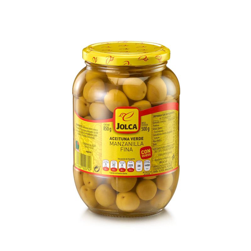 Aceituna Jolca Manzanilla Con Hueso - 850gs image number null