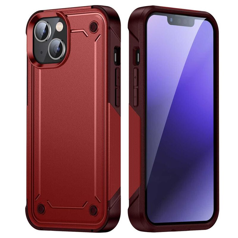 Funda TEKKU Tough cover para iPhone 15 Roja image number null