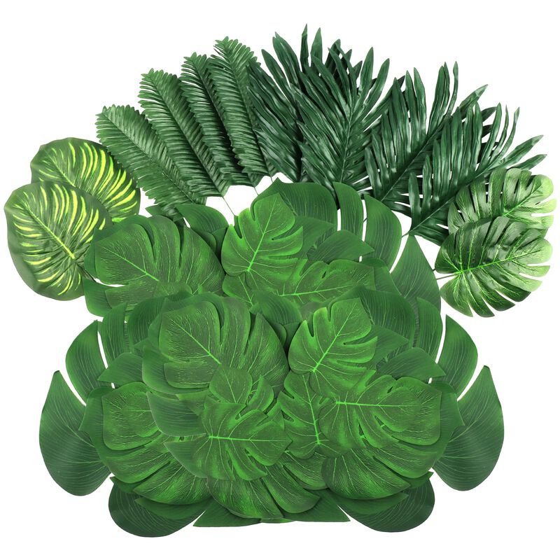 Planta Artificial Lomiro &ndash; Set De 54 Hojas Trop... image number null