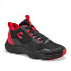 Charly Tenis deportivo para hombre negro rojo, basquetball