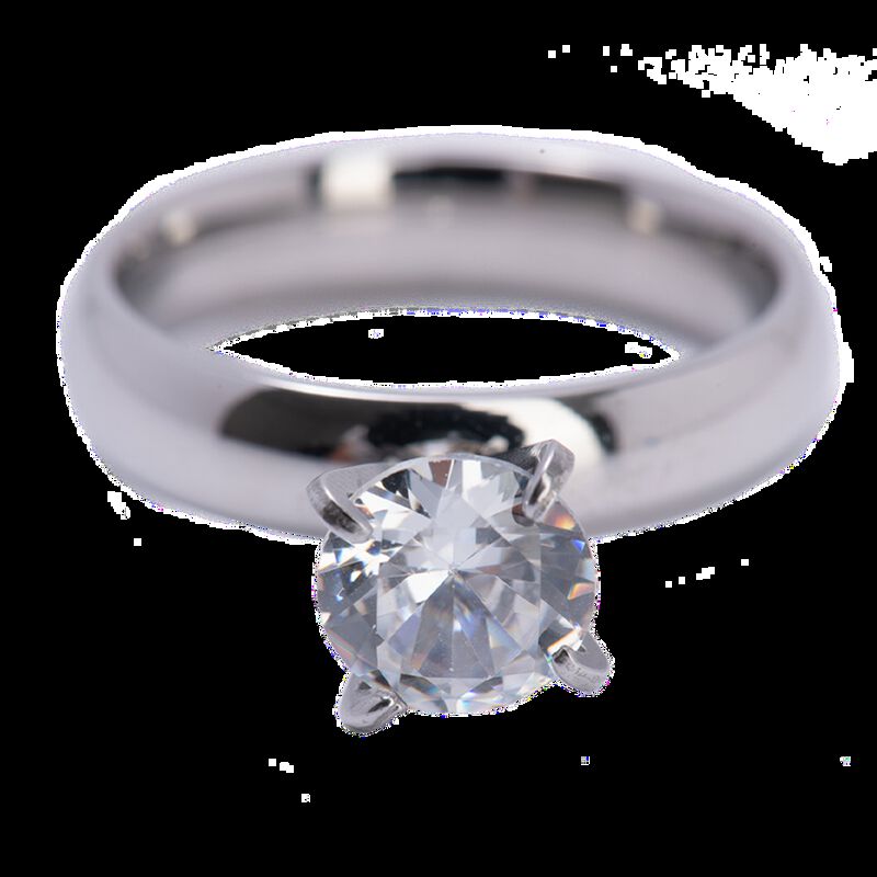 Anillos De Compromiso Mujer Boda Zirconia C&uacute;bic... image number null
