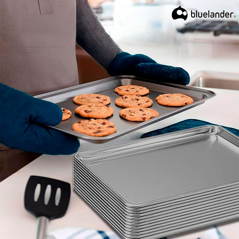 Set de 10 Charolas para Hornear de Aluminio Ant... image number null