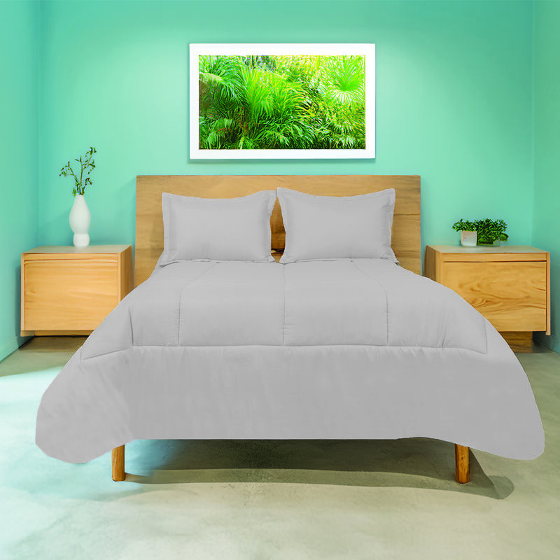 Edredon Duvet Santorini 2.30x2.40 m. Gris Plata... image number null