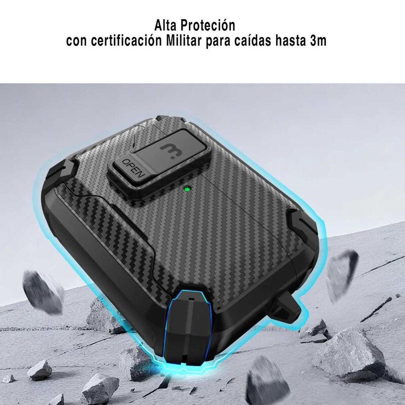 Funda Mybat Para Airpods Pro 3 Magnetica Negra image number null