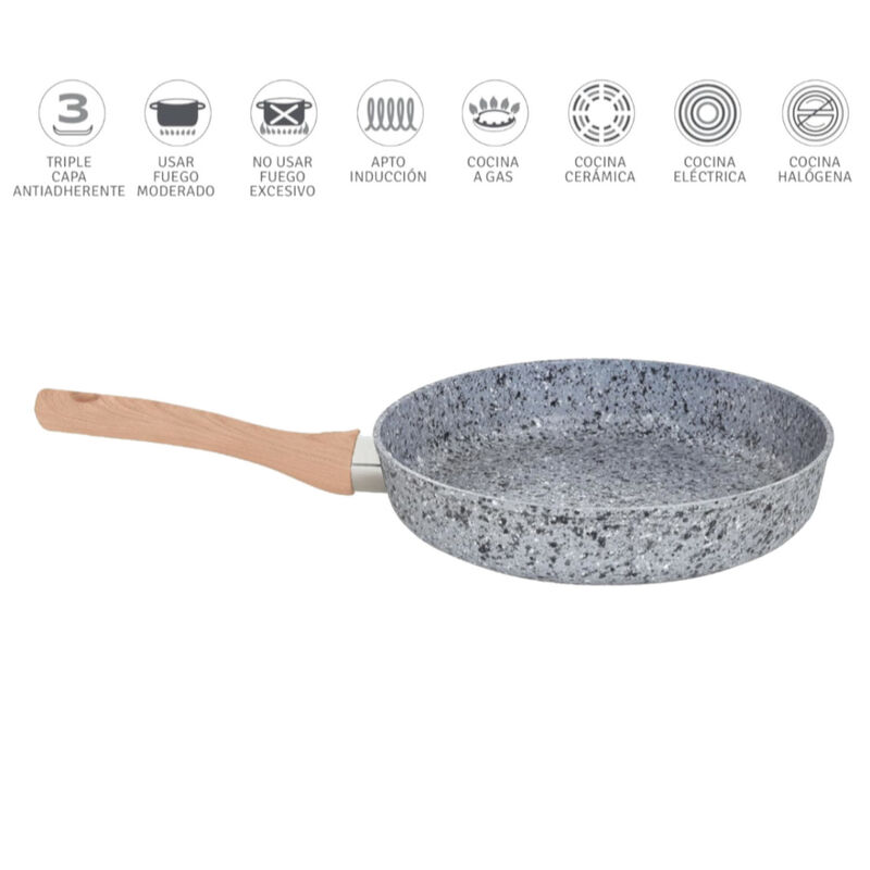 Sart&eacute;n Granito Inducci&oacute;n Forjado 4 mm Stone Hud... image number null